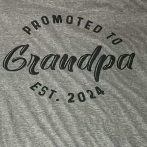 Gray Grandpa Men's T-Shirt Size 2X